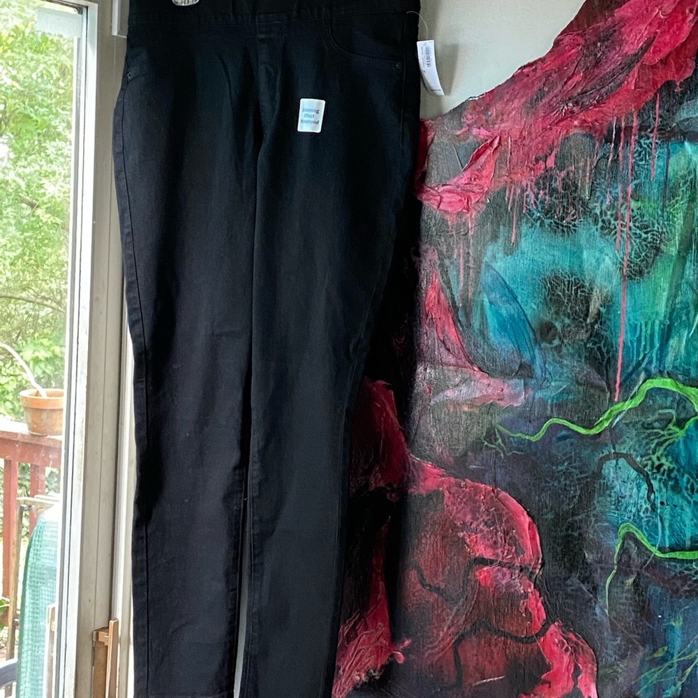 NWT Old Navy Black Super Skinny Pants Stretch